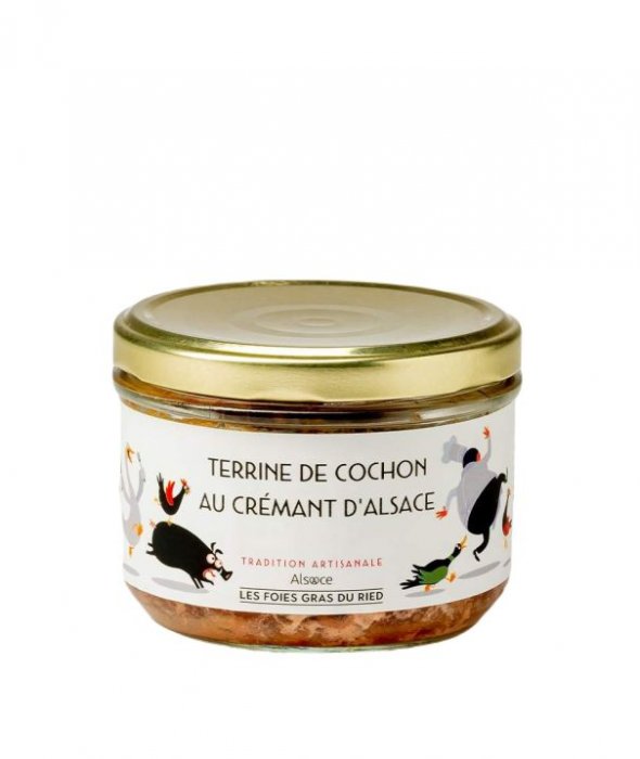 Terrine Cochon au Crémant d'Alsace