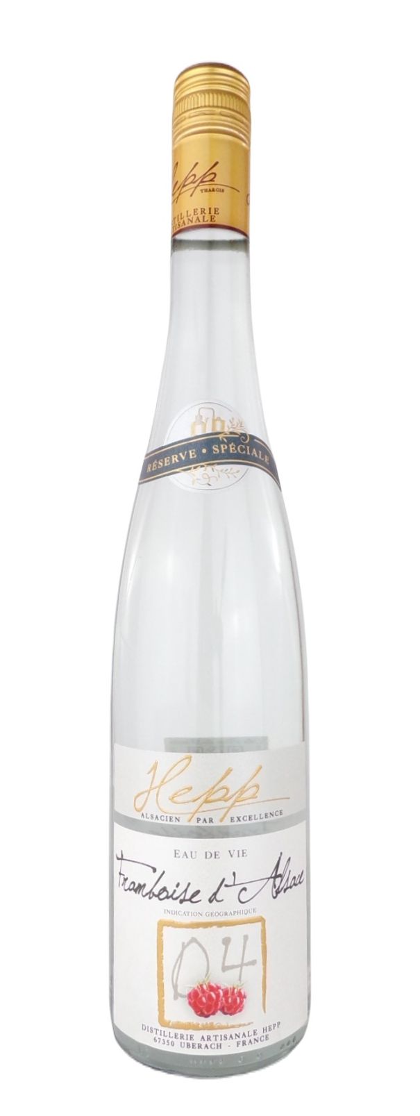 Eau-de-vie Framboise d'Alsace IGP - Distillerie Hepp