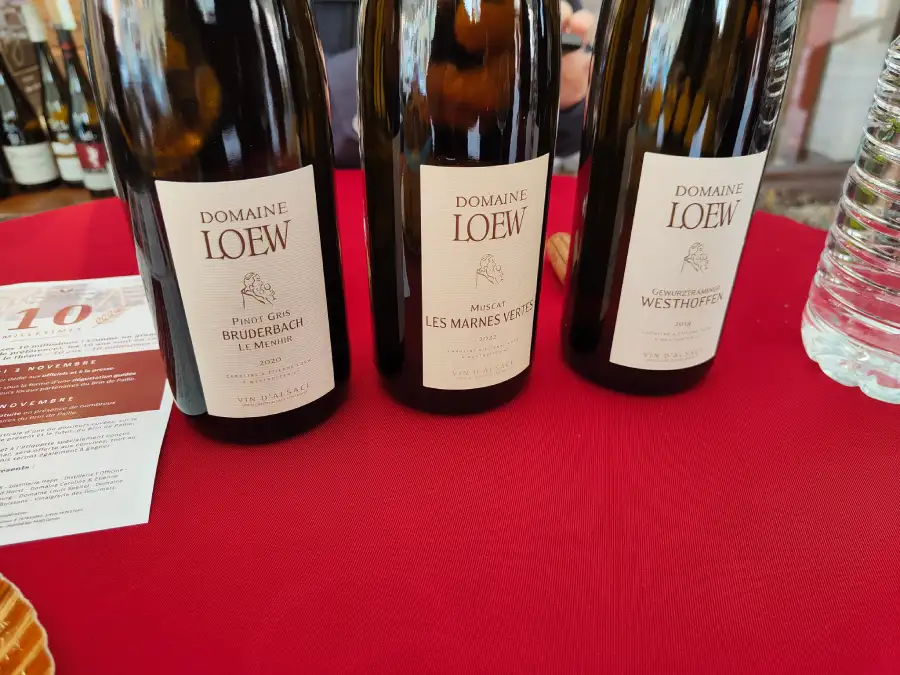 Vins d'Alsace du Domaine LOEW
