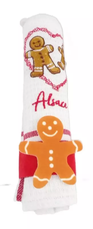 Torchon roul&eacute; Manele Pain d'Epices