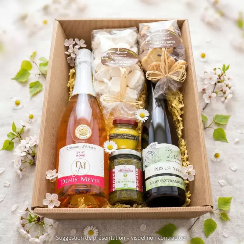 Panier gourmand Cadeau entreprise d'Alsace