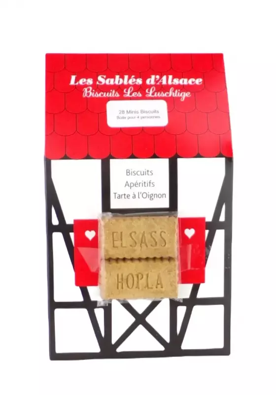 Biscuits apéritifs Tarte à l'Oignon 100% Alsace