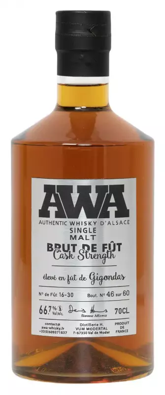 Whisky Brut de Fût ex-fût de Gigondas 61° Edition limitée
