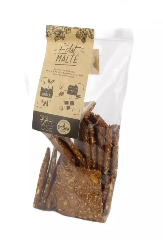 Eclat malté Crackers pour l'apéritif