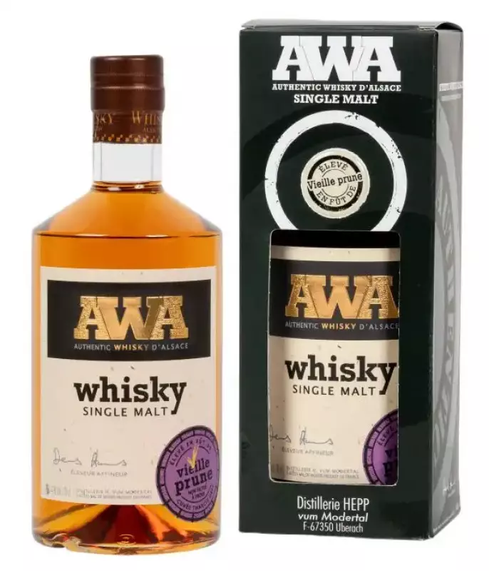 Whisky Français élevé fût Vieille Prune Alsace