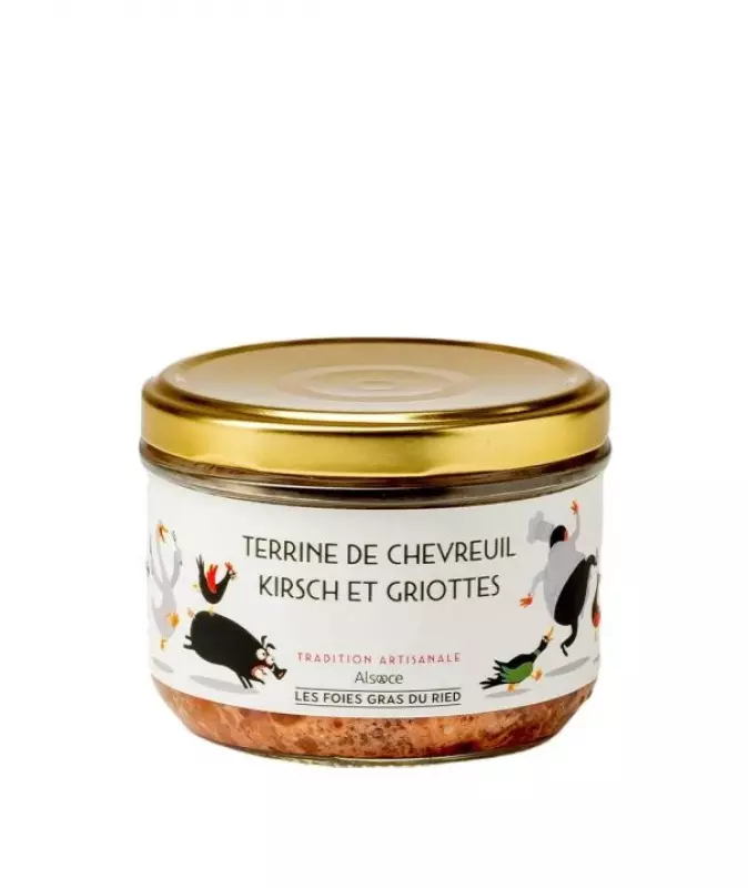 Terrine de Chevreuil au Kirsch et aux Griottes