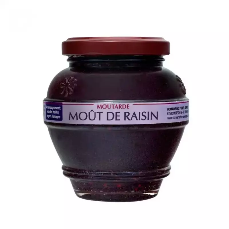 Moutarde Violette au Moût de Raisin Produite en Alsace