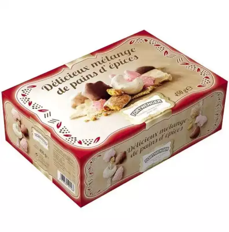 Boite assortiment de pains d’épices enrobés