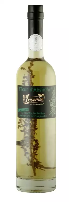 Fleur Absinthe 60° avec une branche
