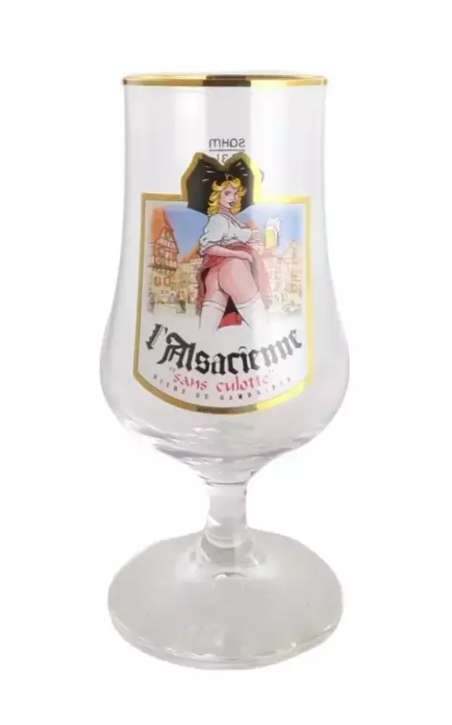 Verre Bière Alsacienne sans Culotte Toscana