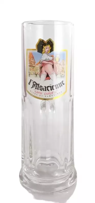 Verre Bière Alsacienne sans Culotte Maximilian