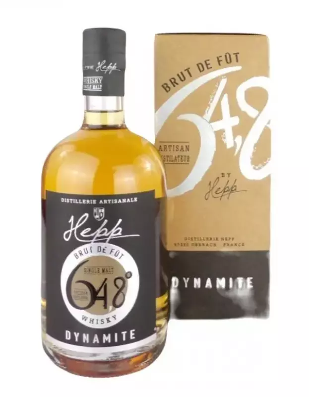 Whisky Dynamite Brut de Fût 64.8° sans ajout d'eau