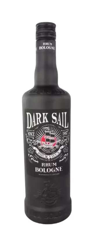 Rhum Bologne Dark Sail Pur Jus de Canne Guadeloupe