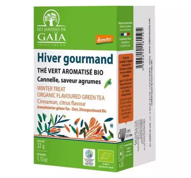 Thé Vert Agrume Cannelle Hiver Gourmand