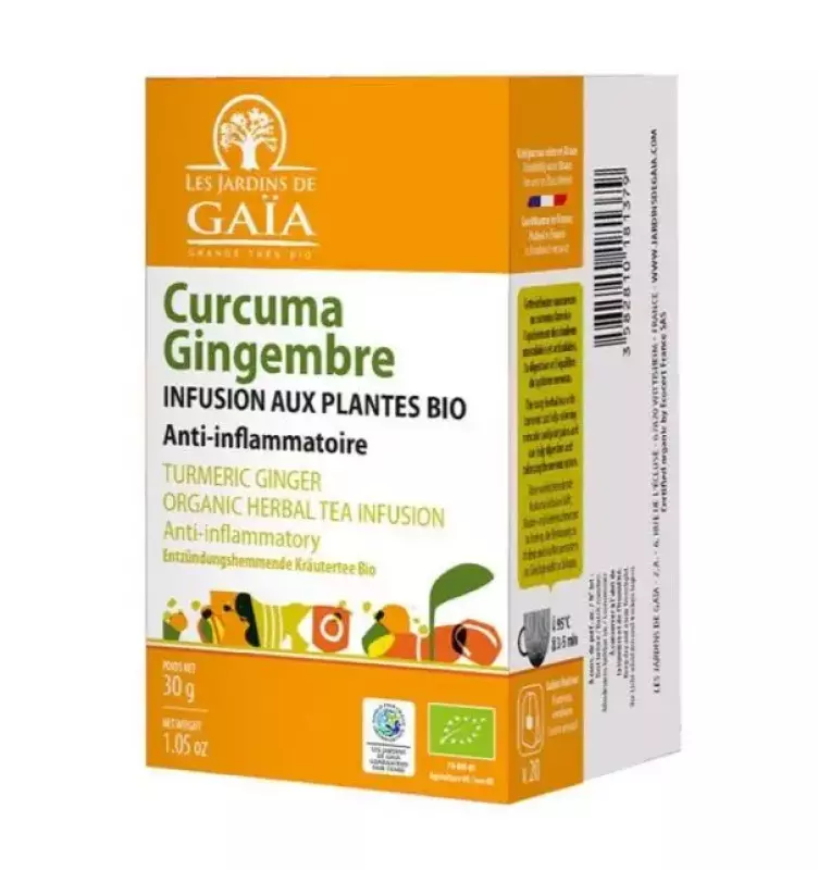 Infusion Curcuma Gingembre Anti-Inflammatoire