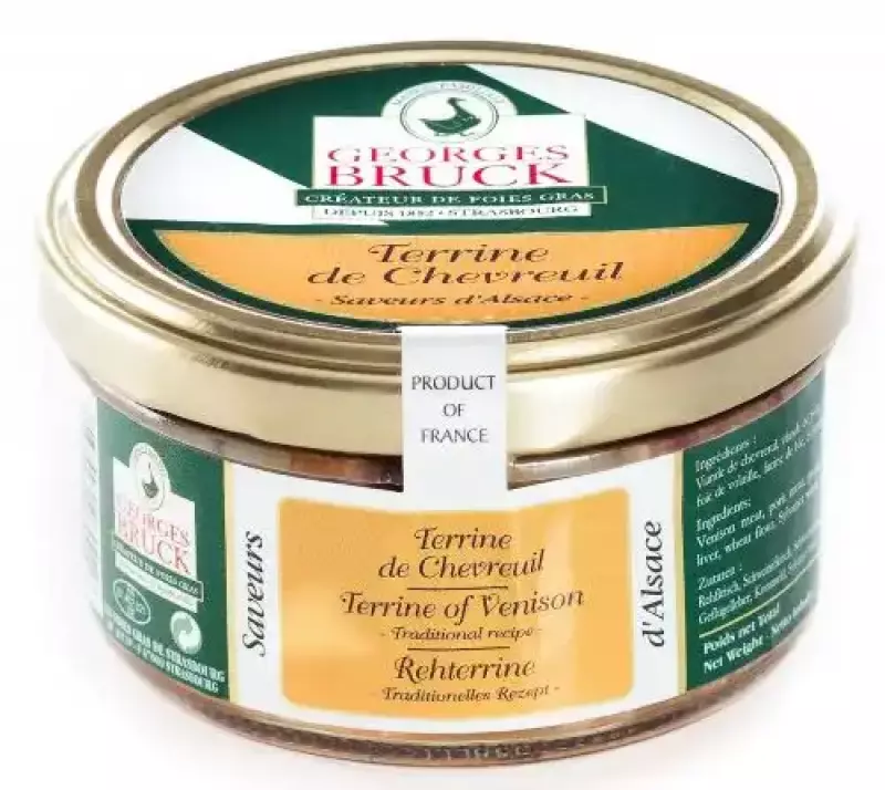 Pâté Chevreuil au Sylvaner Vin Blanc Alsace