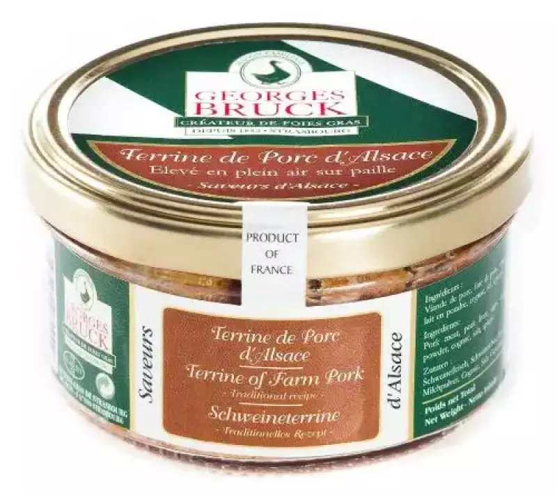 Terrine de Porc d'Alsace Production Artisanale