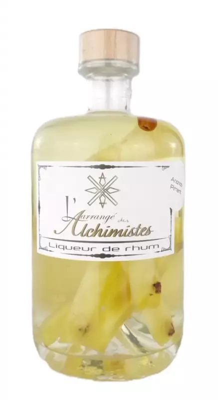 Rhum Arrangé Ananas Piment élaboré en Alsace