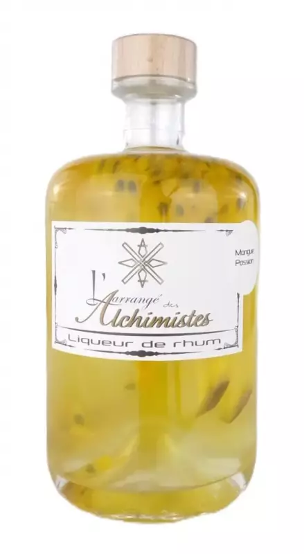 Rhum Arrangé Mangue Passion élaboré en Alsace