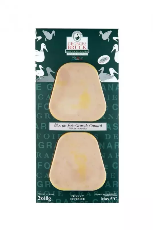 Bloc de Foie Gras mi-cuit Canard 50% morceaux