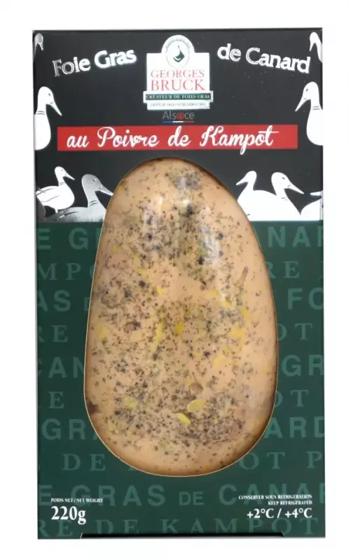 Lobe de Foie Gras de Canard au Poivre de Kâmpôt