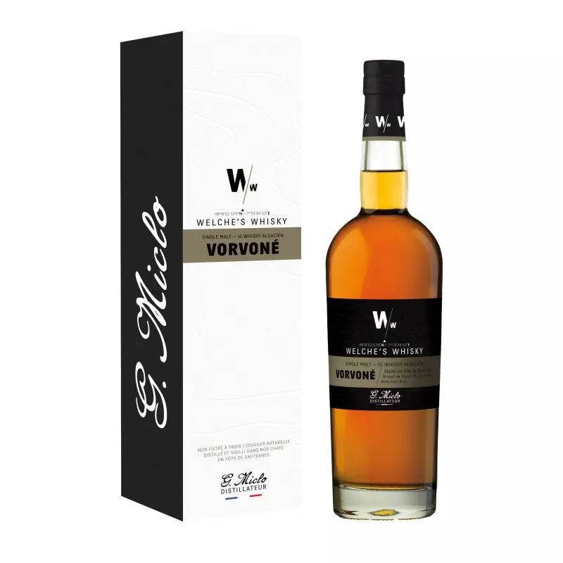 Vorvone Welche's Whisky Single Malt Sauternes : L'Art de la Distillation Alsacienne