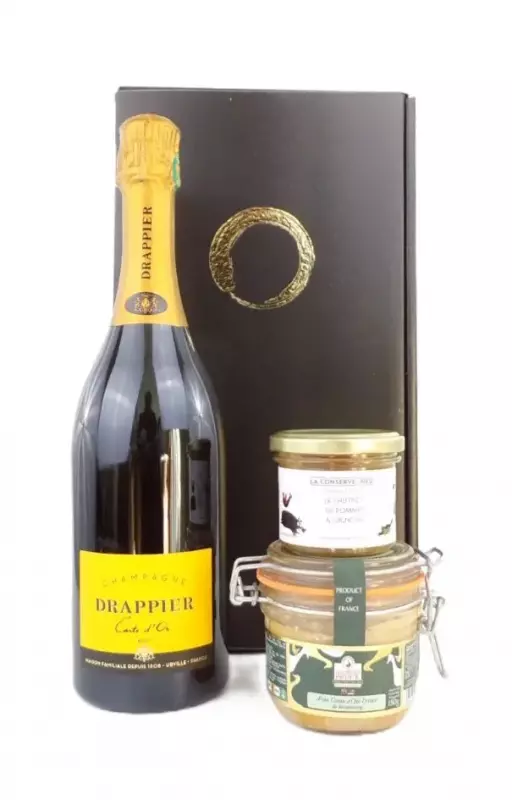 Le Coffret Parfait pour les Fêtes : Champagne & Foie Gras pour Célébrer