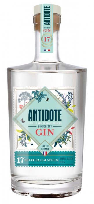 London Dry Gin Premium  Antidote #17 Made in France