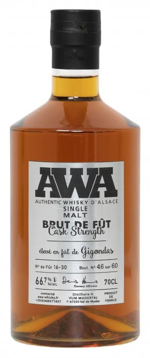 Whisky Brut de Fût ex-fût de Gigondas 66.7° Edition limitée