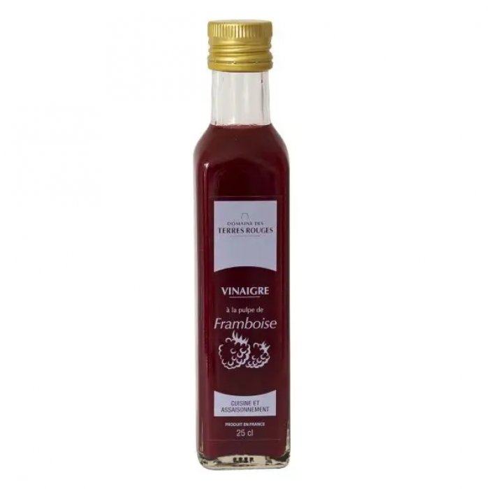 Vinaigre Pulpe de Framboise condiment aigre-doux