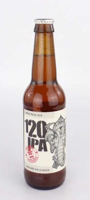 Bière Artisanale 120 IPA Brassée en Alsace