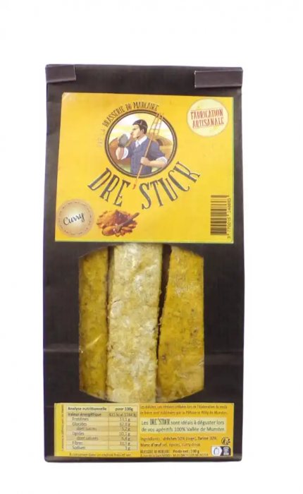 Crackers Curry Apéritif Artisanales Alsace