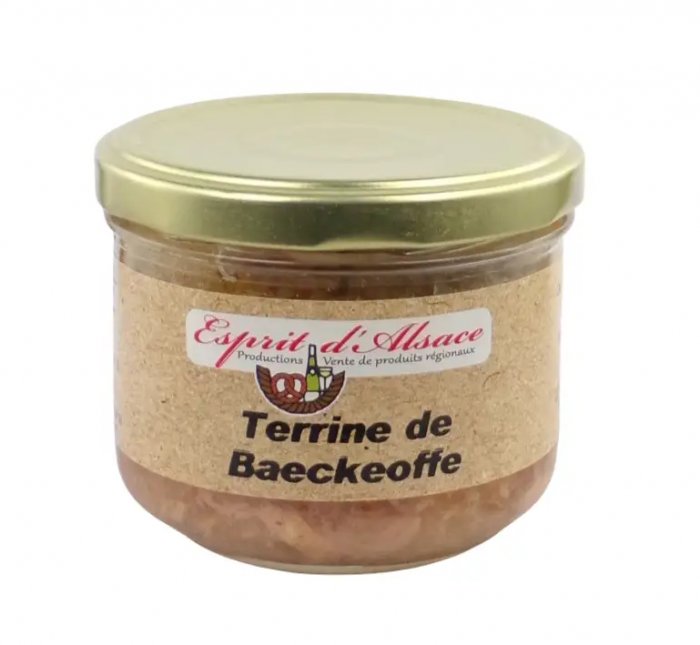 Terrine Baeckeoffe Spécialité d'Alsace pour l'apéritif 