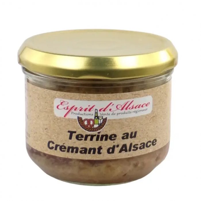 Terrine au Crémant d'Alsace élaborée en Alsace