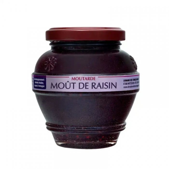 Moutarde Violette au Moût de Raisin Produite en Alsace 