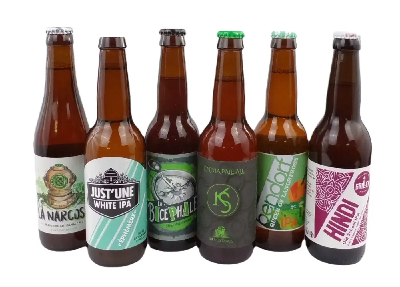 Coffret 6 Bières IPA d'Alsace - Cadeau Idéal pour les Amateurs de Bières