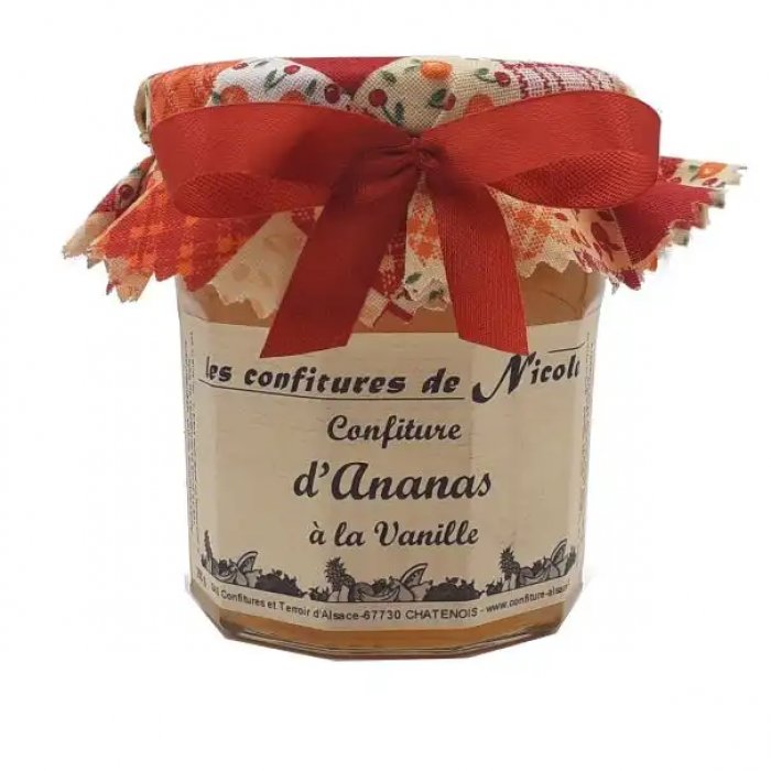 Confiture Ananas à la Vanille Artisanale Alsace