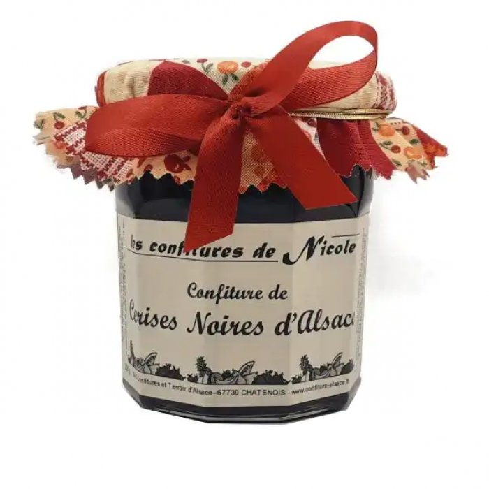 Confiture Cerise Noire Artisanale produite en Alsace