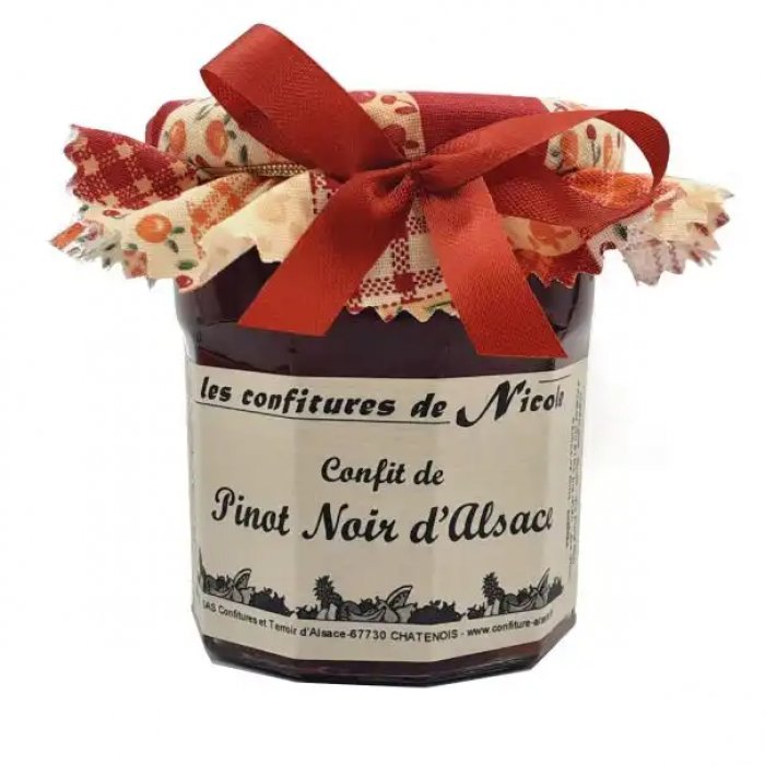 Confit de Pinot Noir d'Alsace Production Artisanal 100% naturel