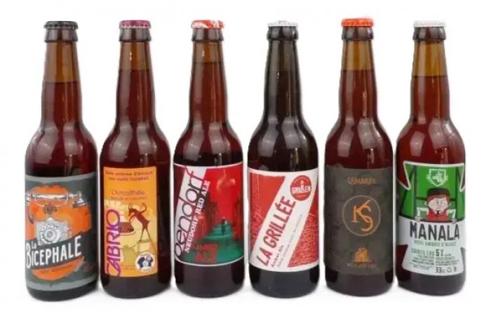 Coffret Bière Ambrée d'Alsace Cadeau Plaisir