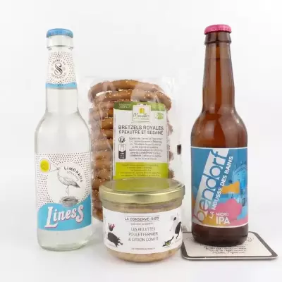 Coffret &agrave; offrir bi&egrave;re artisanale sans alcool, sans porc