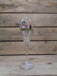 6 Verres Crémant d'Alsace ou Champagne Décor Hansi
