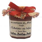 Confit d'échalotes au Safran et Sucre Roux produit en Alsace