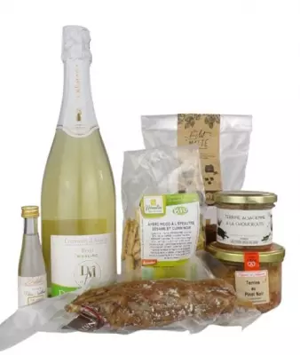 Coffret Apéro Box Gourmand Crémant d'Alsace Cadeau Plaisir