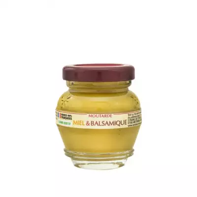 Moutarde Miel Balsamique 100% de Graines de Moutardes Françaises