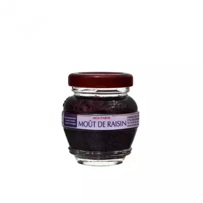 Moutarde Violette au Moût de Raisin Produite en Alsace