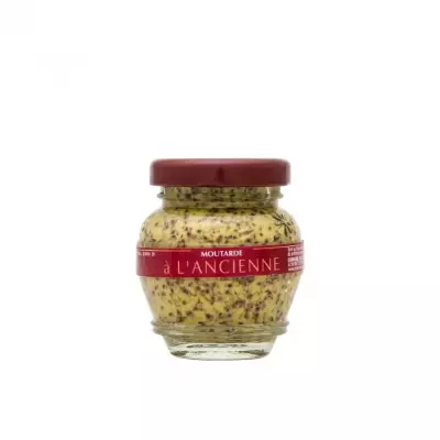 Moutarde à l'Ancienne d'Alsace : Texture Croquante et Authentique