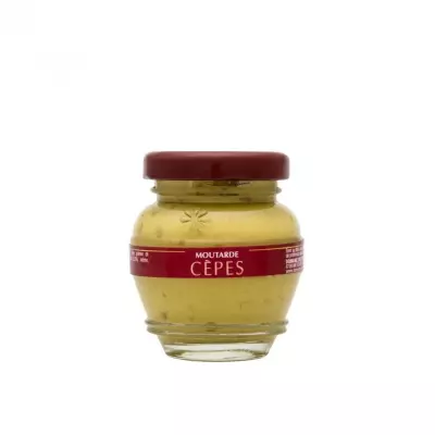 Moutarde d'Alsace aux Cèpes : Saveurs Forestières