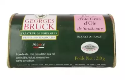 Bloc de Foie Gras d'Oie Strasbourg