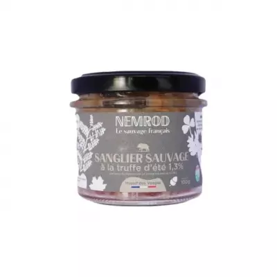 Terrine de Sanglier Sauvage à la Truffe d'été Made in France